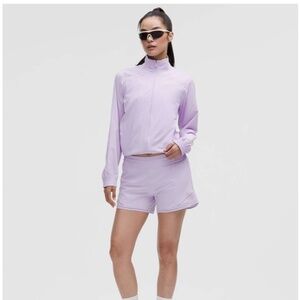 Lululemon Hotty Hot High-Rise Lined Short 4" *Lace Trim Lavender Frost